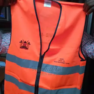 Orange Reflector Jackets With Zipper