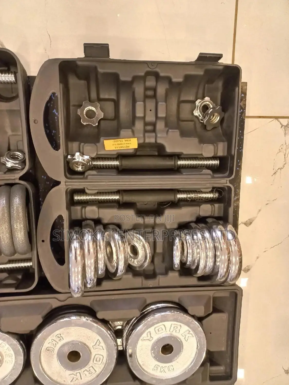 Chrome Dumbell Sets