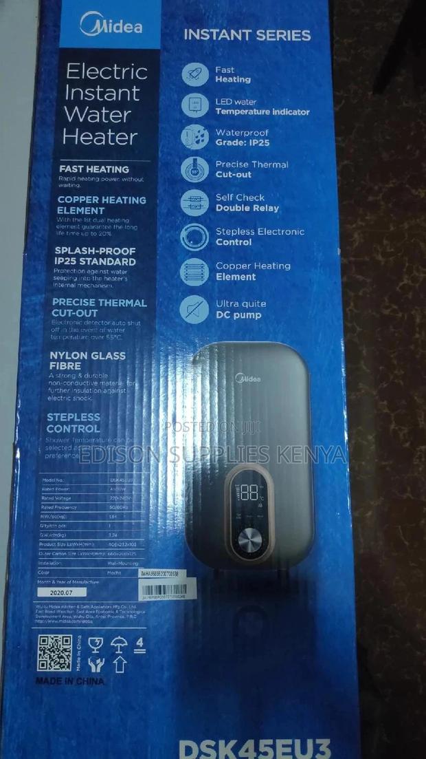 Midea Instant Electric Water Heater With Big Coil Element - thumbnail 2