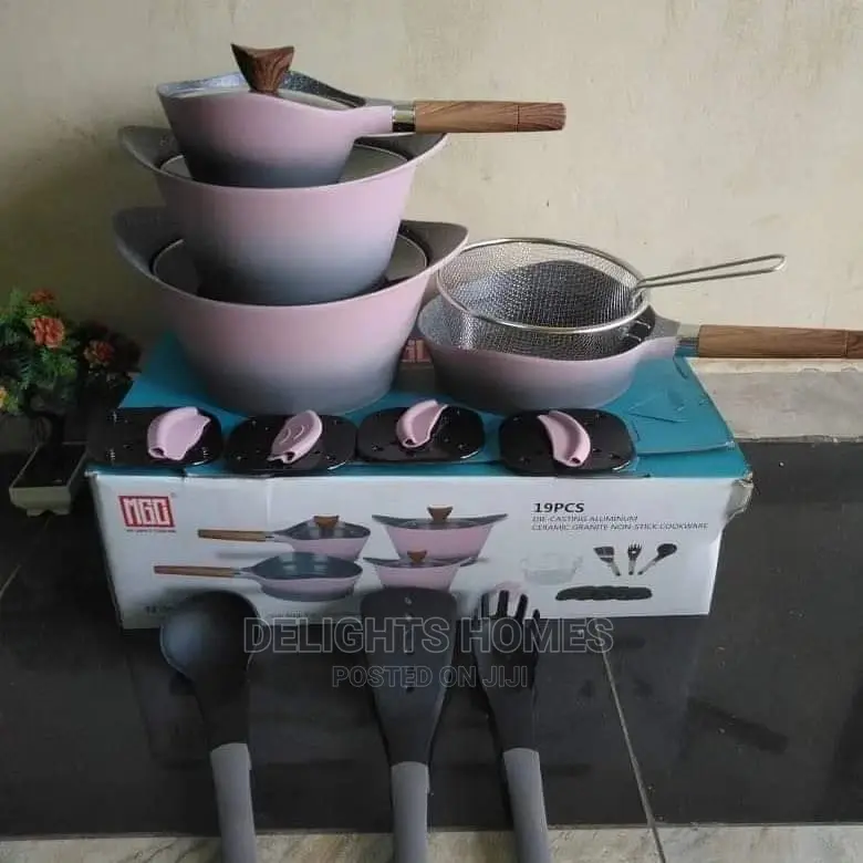 *19pcs Granite Cookware Set*