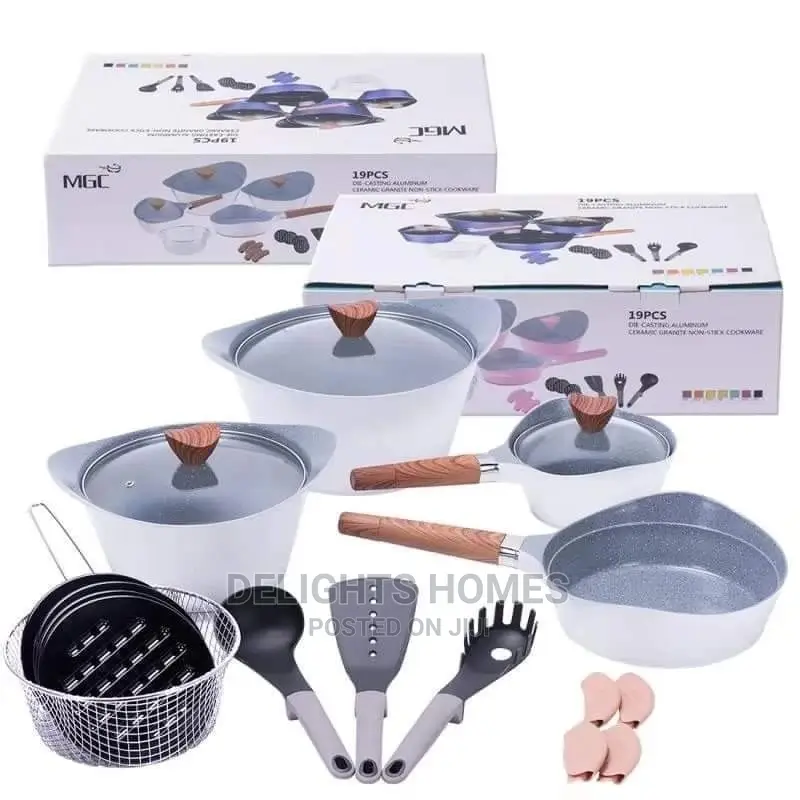 *19pcs Granite Cookware Set*