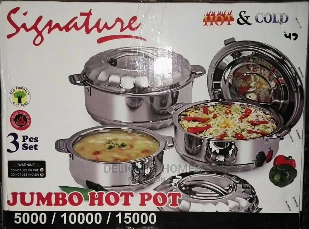 3pcs Jumbo Hotpots