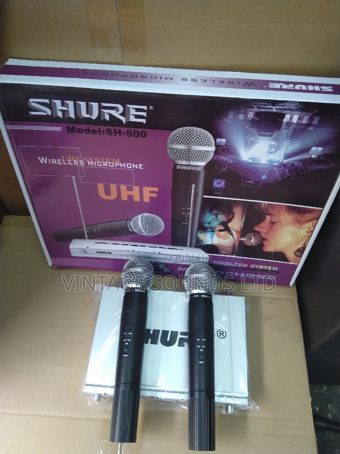 Original Shure Wireless Microphone 500