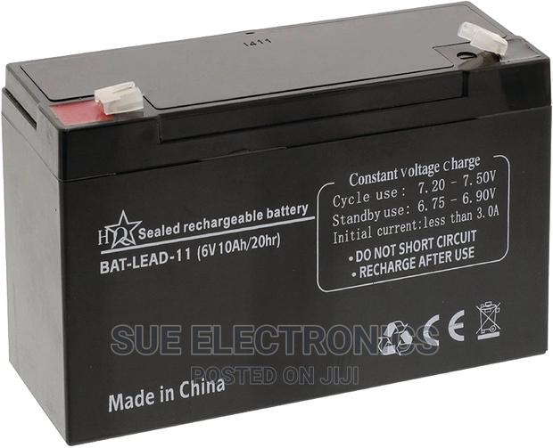 6V 10AH Rechargeable Lead Acid Battery