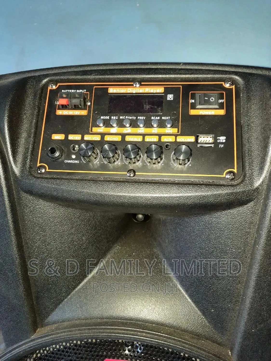 Trill TM-G07(15") Powered Speaker