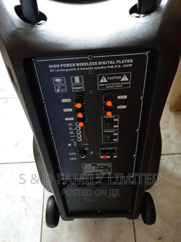 Trill TD-G400 Powered Speaker With One Wireless Microphone - thumbnail 2