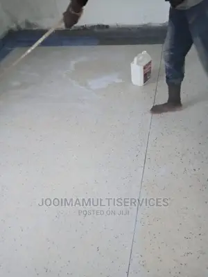 Terrazzo Polishing After Grinding