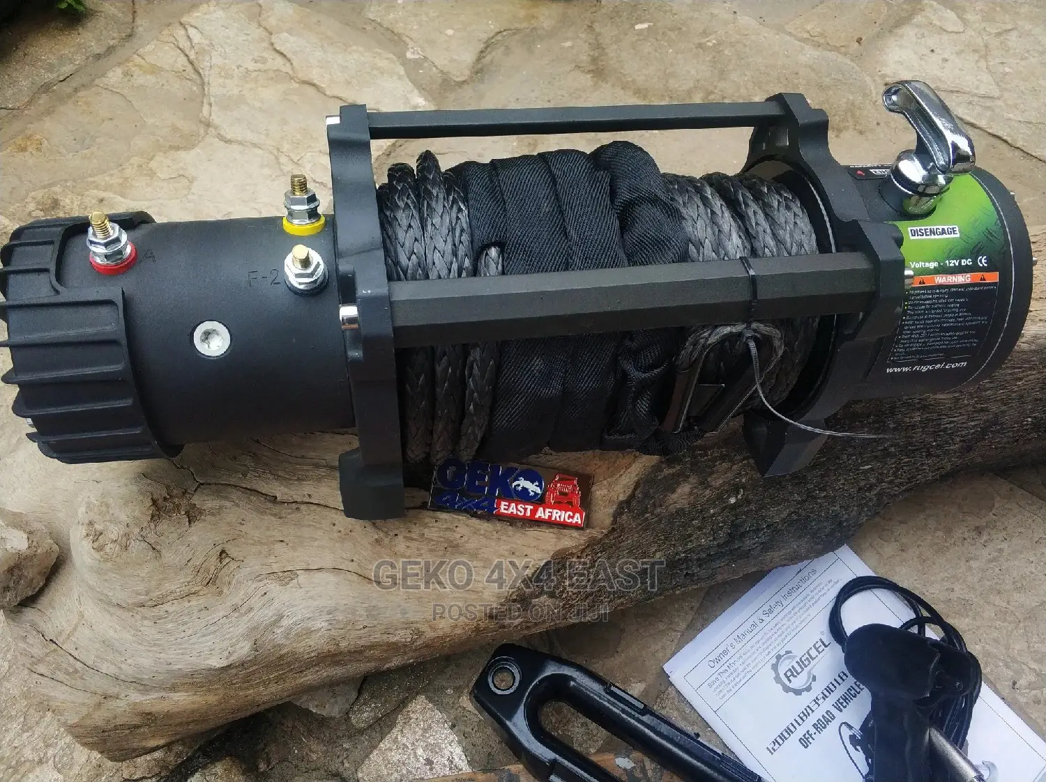 12000 Lb Synthetic Rope Winch, 12v Electric
