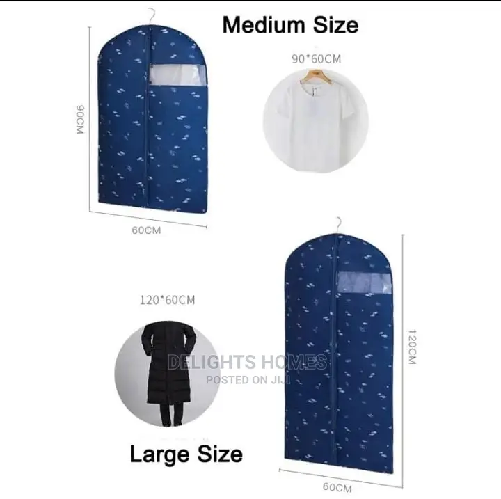 *5PCS Set Wardrobe Storage Garment Bag