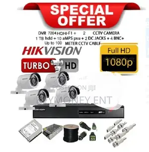 1080p 4 CCTV Cameras Bullet Complete Kit