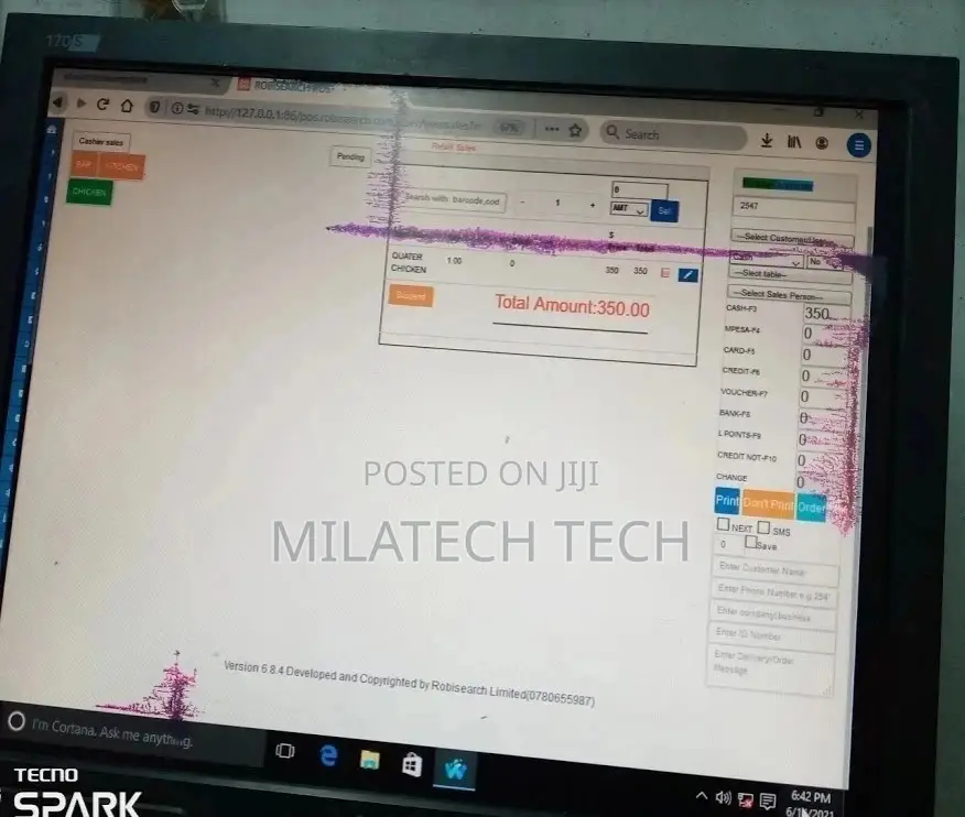 Piont of Sale Software for Bar and Restuarant