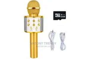 Louder and High Sound Quality Karaoke Wireless Microphone Bl