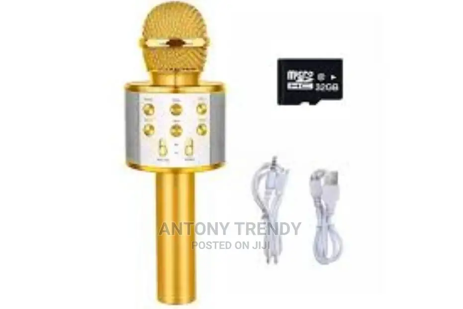 Louder and High Sound Quality Karaoke Wireless Microphone Bl