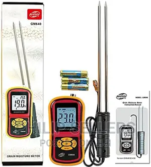 GM640 Grain Moisture Meter With Long Proble For Rice Coffee