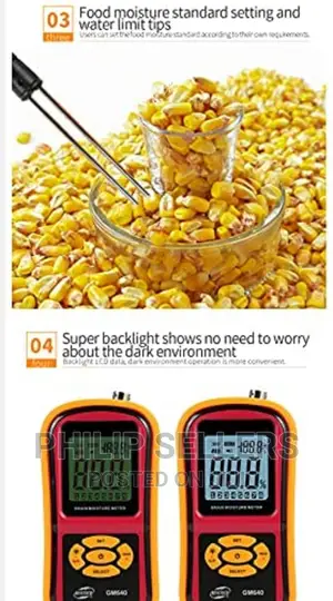 GM640 Grain Moisture Meter With Long Proble For Rice Coffee