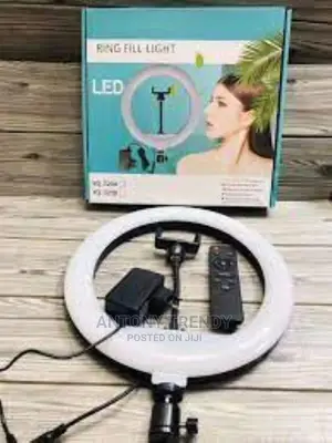 New Touch Control Switch Yq-320a Led Ring Light 12 Inch, Adj