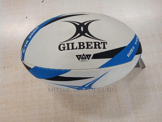 Gilbert Size 5 G-tr 3000 2 Ply Rugby Ball - thumbnail 2