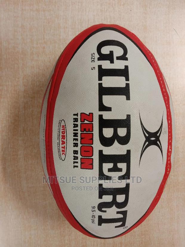 Gilbert Rugby Ball Size 5 Zenon Trainer Ball - thumbnail 3