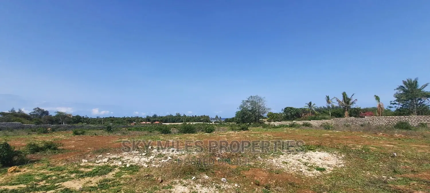 Plots on Sale Kikambala Second Row From the Ocean