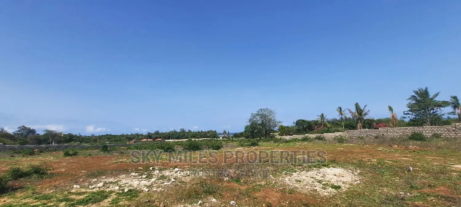 Plots on Sale Kikambala Second Row From the Ocean