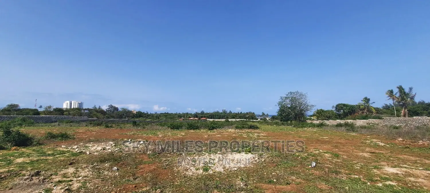 Plots on Sale Kikambala Second Row From the Ocean