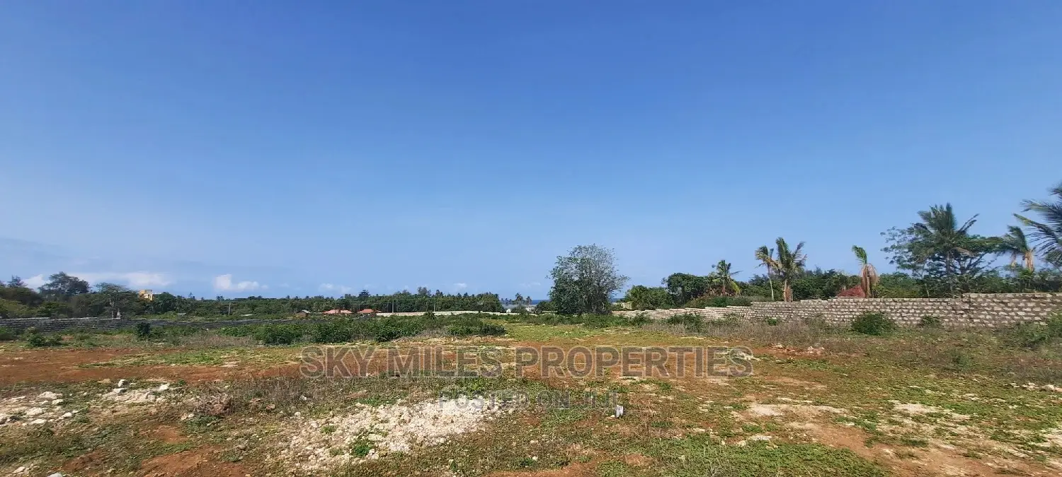 Plots on Sale Kikambala Second Row From the Ocean