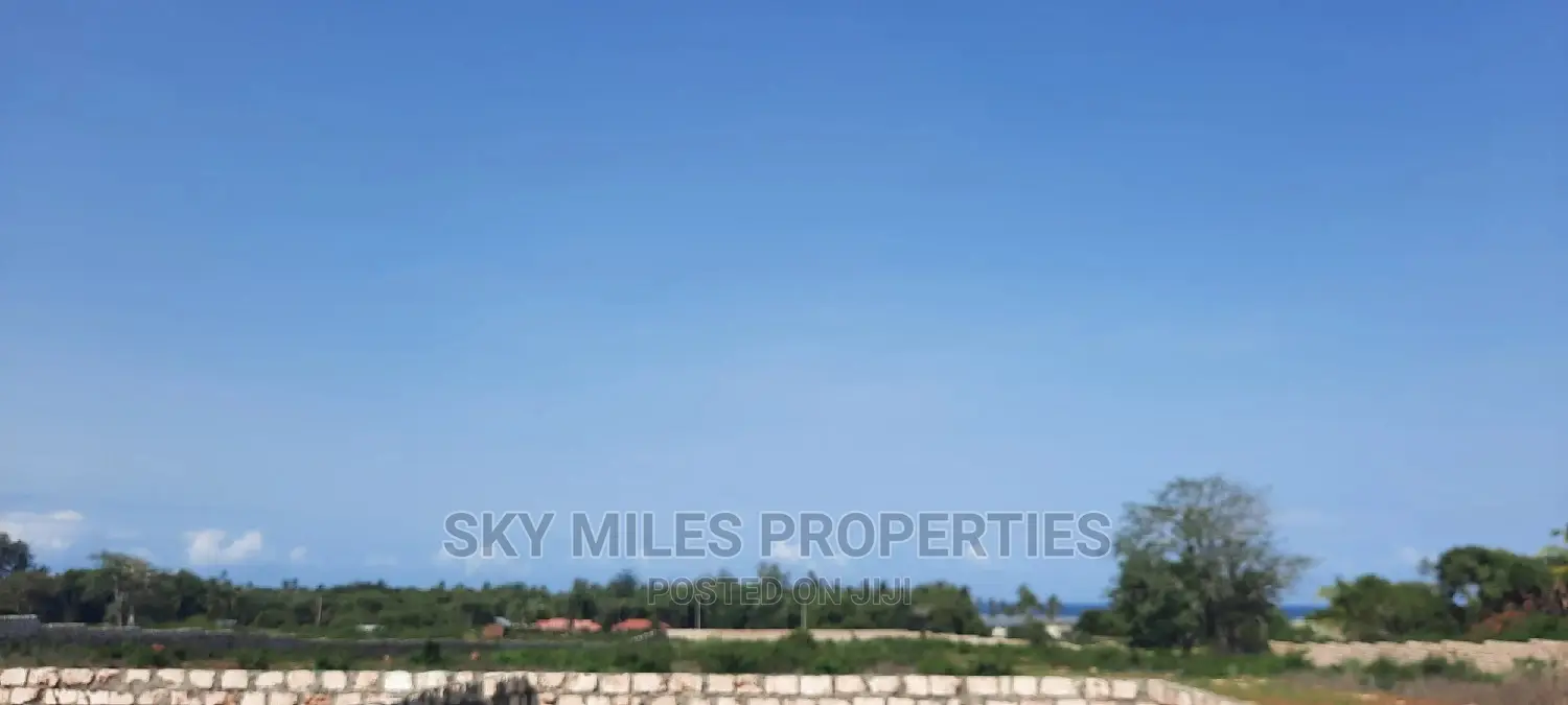 Plots on Sale Kikambala Second Row From the Ocean