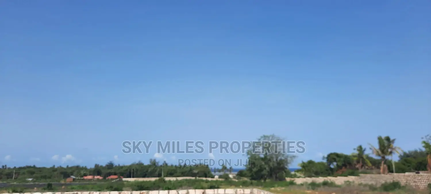 Plots on Sale Kikambala Second Row From the Ocean
