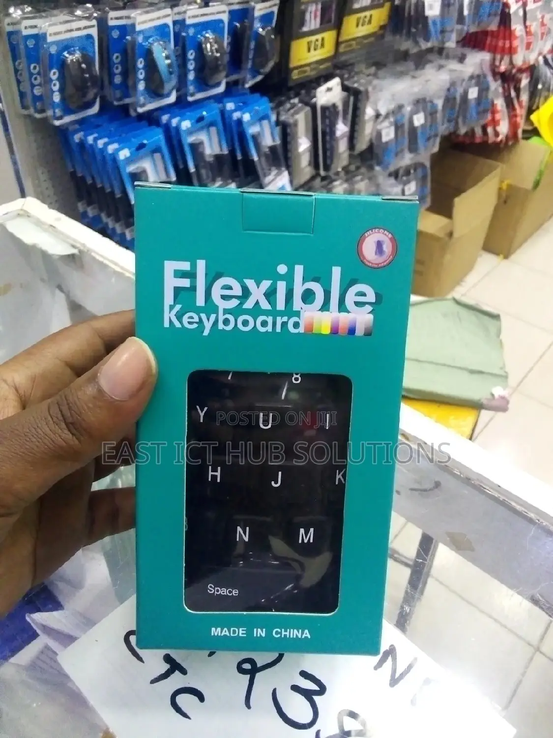 Premium Wired Flexible Keyboard
