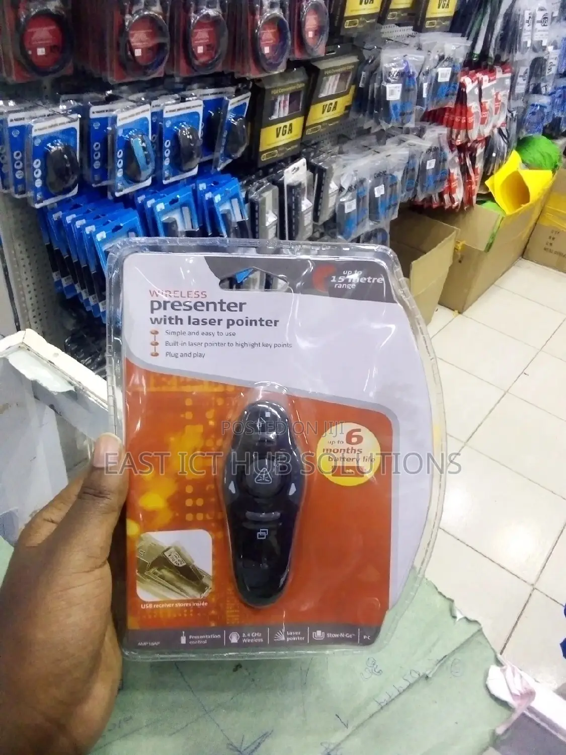 Premium Wireless Presenter With Laser Pointer