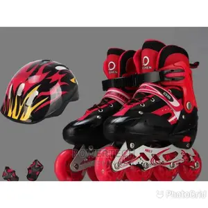 Red Complete Skating Shoes
