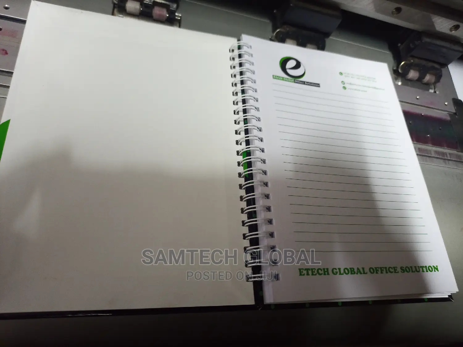Hardcover And Wire Binding Of Note Books