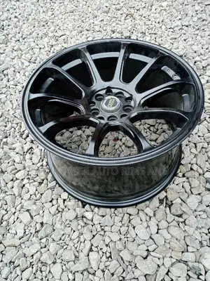 Size 17 Inch Sports Rims Black Plain