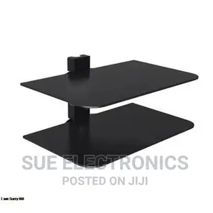 Double Single Wall Mount Bracket Shelf for DVD