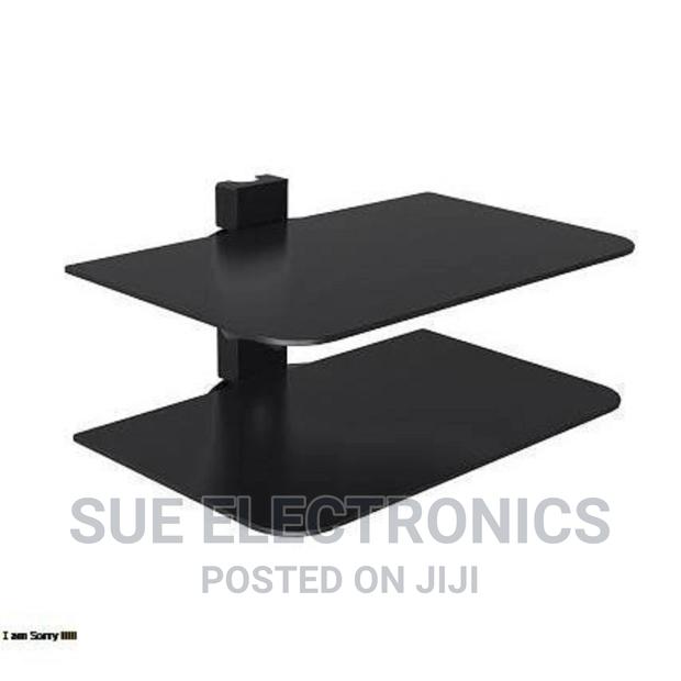 Double Single Wall Mount Bracket Shelf for DVD - main view