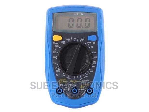 DT-33D Digital Multimeters - main view
