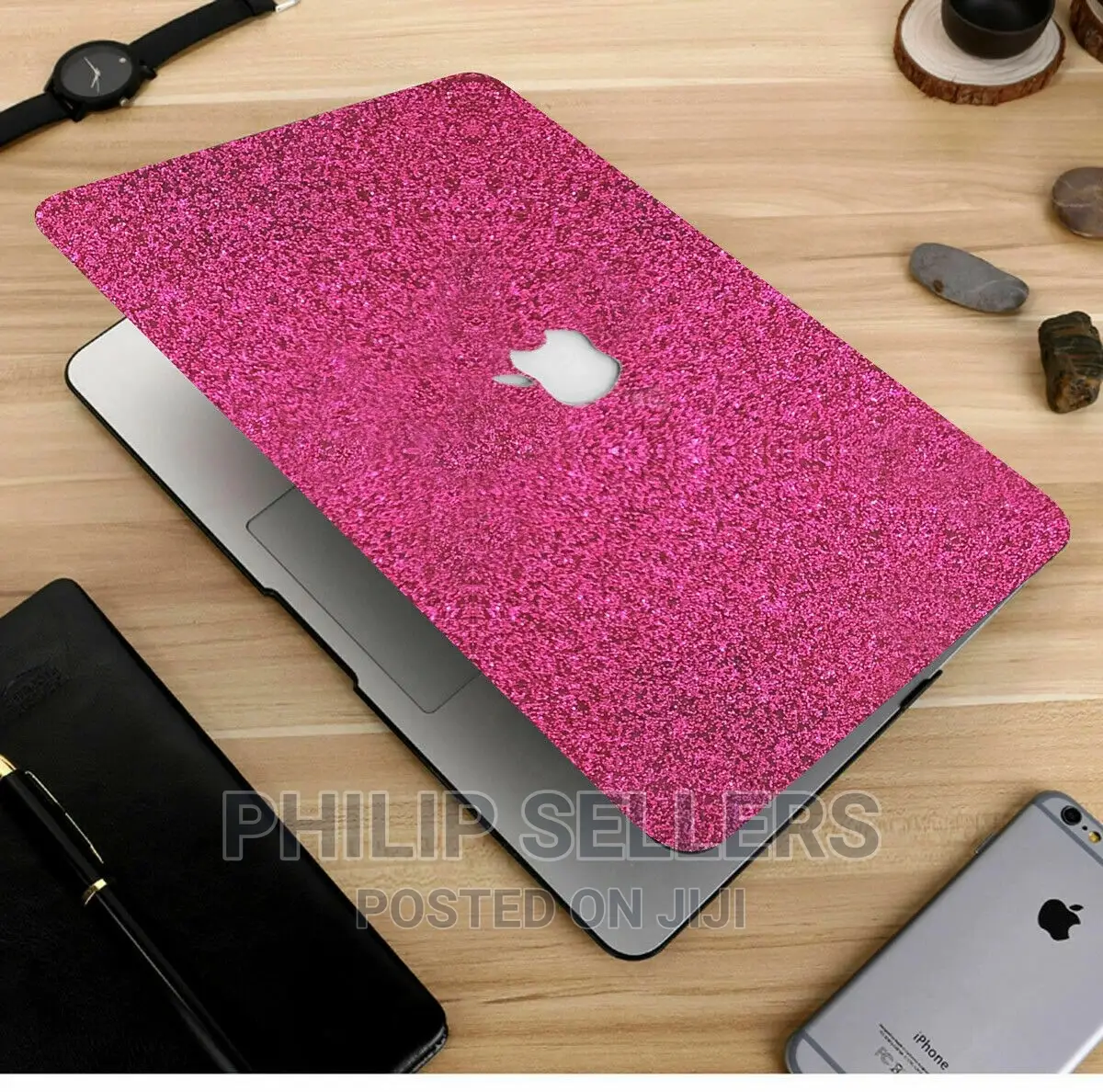 Hot Shinny Shine Glitter Coated Plastic Hard Case Cover For