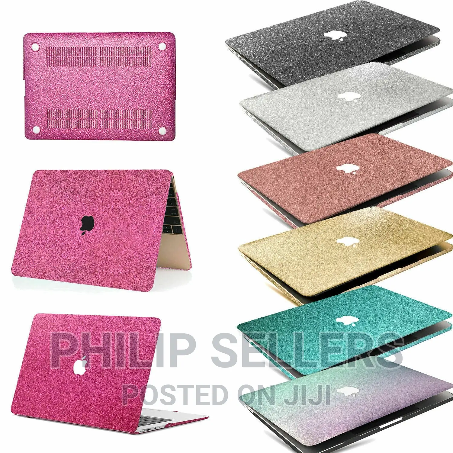 Hot Shinny Shine Glitter Coated Plastic Hard Case Cover For