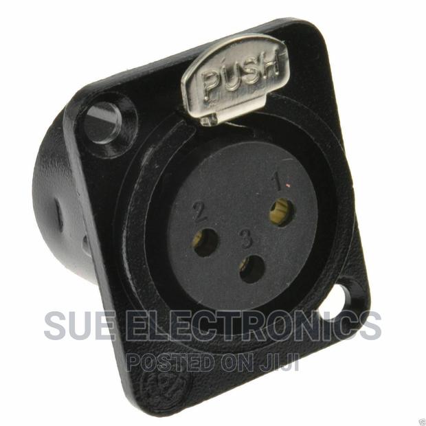 3-Pin XLR Female Jack Panel Mount