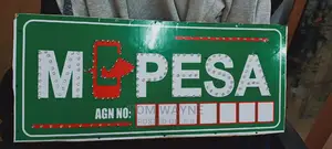 M-Pesa Lights Sign With Flashing Lights