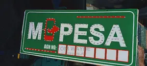M-Pesa Lights Sign With Flashing Lights