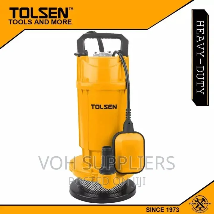 Tolsen Submersible Clean Water Pump 1HP Pure Copper (750W)