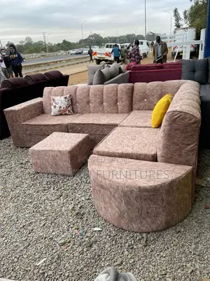 L Seat Sofa With Footrest