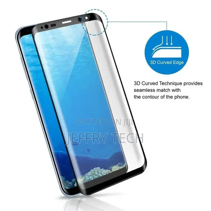 3D Curved Edge Tempered Glass for Samsung Galaxy S8 Full Cov