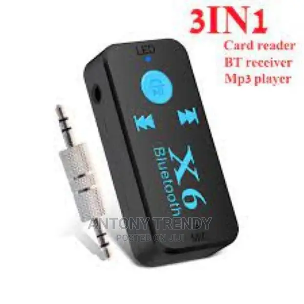 Generic Car Bluetooth X6 Music Receiver Adapter 3.5mm Jack W