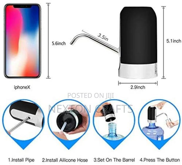 Water Bottle Pump, Automatic Water Dispenser, USB Charging - thumbnail 6
