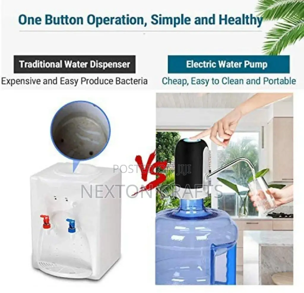 Water Bottle Pump, Automatic Water Dispenser, USB Charging
