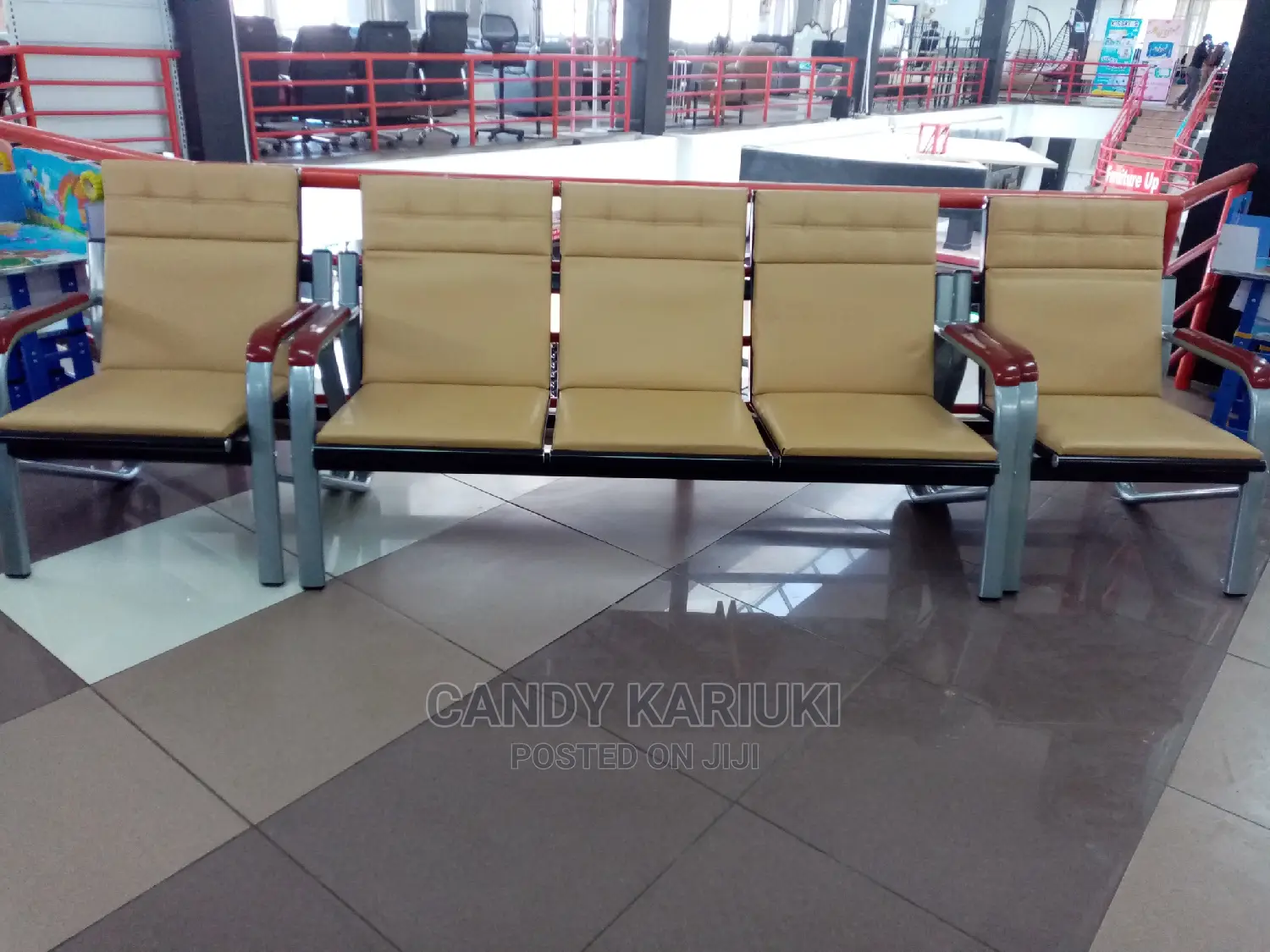 5 Seater Waiting Lounge Bench