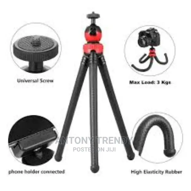 QUMOX Octopus Flexible Tripod Stand Gorillapod for Camera Di
