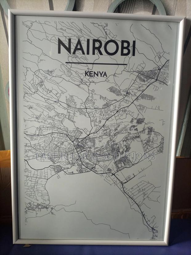 Frame the City, Nairobi Framed Map